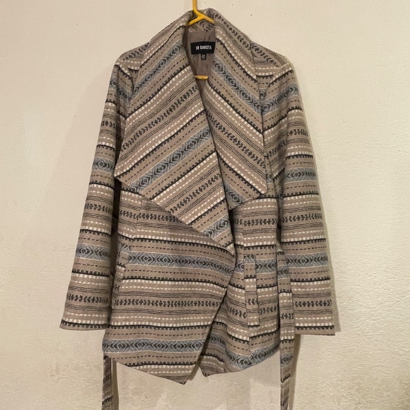 BB DAKOTA TRIBAL WRAP COAT WOOL BLEND SZ 2X - Picture 3 of 10